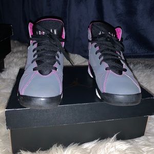 COPY - Jordan 7 retro 30th GG Fuchsia, black, gray